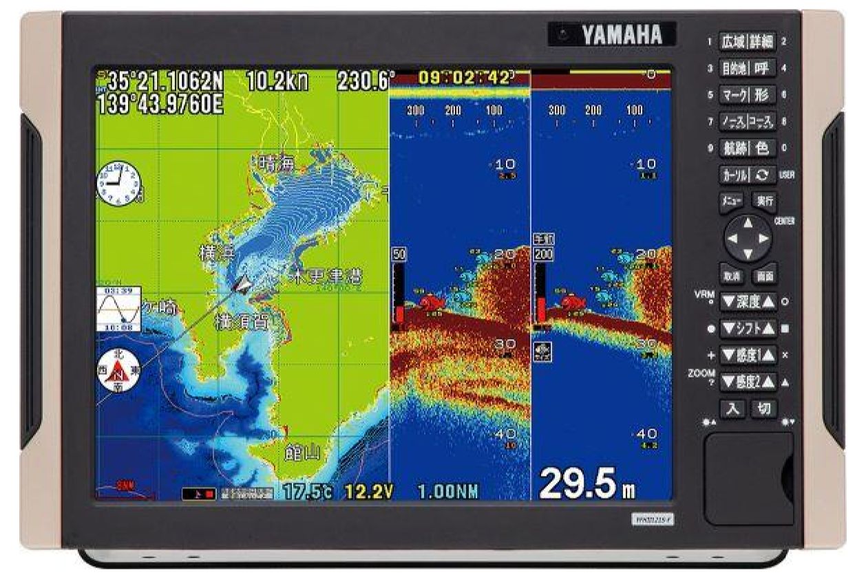 大画面！スマートフォン・タブレット対応 在庫限り YFHII-121S-FAAi 1kW YAMAHA ( ヤマハ ) 12.1型 カラー 液晶 GPS プロッター 魚探 YFH2-121S-FAAi 1kW []