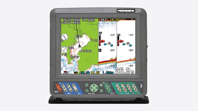 HONDEX (ホンデックス)　8.4型カラー液晶GPS内蔵プロッター魚探　PS-800GP(S) ・ PS-800GP(S) バリューセット []