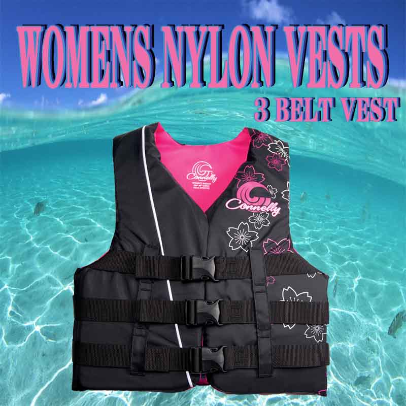CONNELLY (コネリー)　WOMENS NYLON 3 BELT VEST　ライフジャケット[Q1TTSY01391]